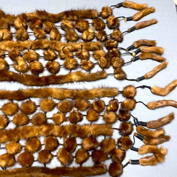 Hand Crafted Accessories - Vintage Mink Scarf Rare Find